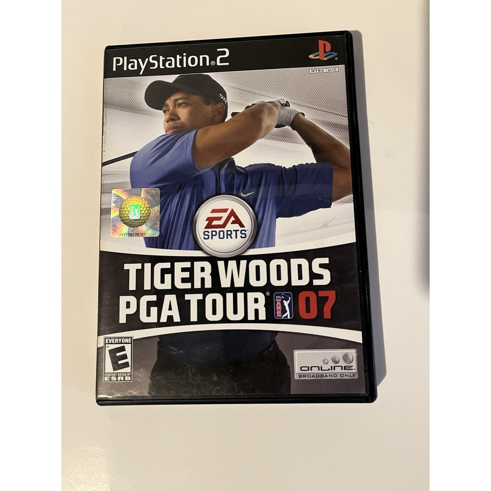 Tiger Woods PGA Tour 07 Sony PlayStation 2 PS2 2006 EA Sports Golf Game